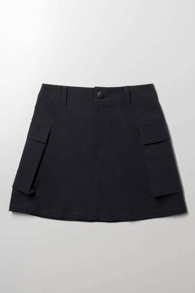 Cargo Skirt Dark Grey