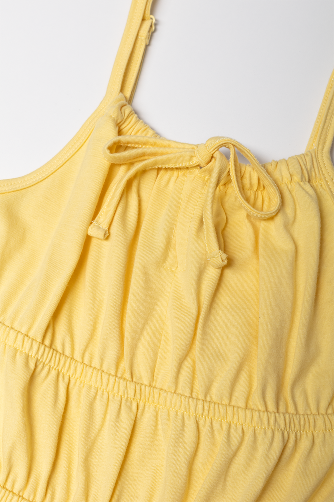 Strappy Dress Yellow (1)