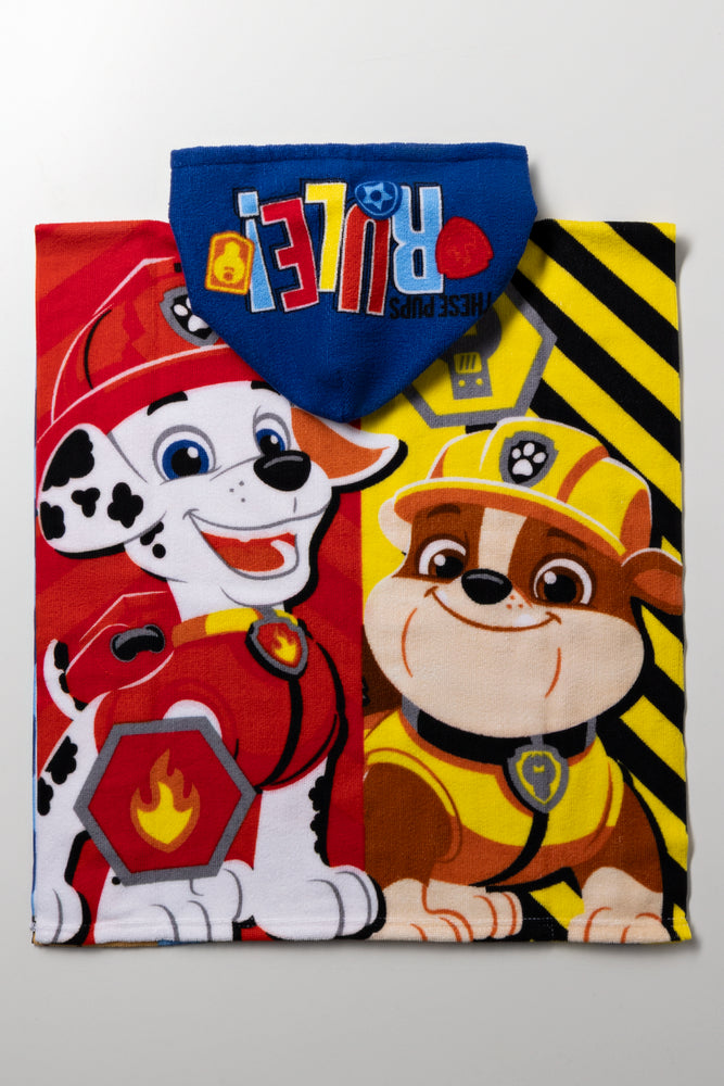 Paw Patrol Hooded Towel Multi (2)