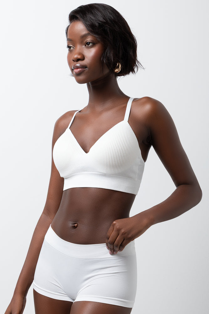 Seamfree Bralette White (1)
