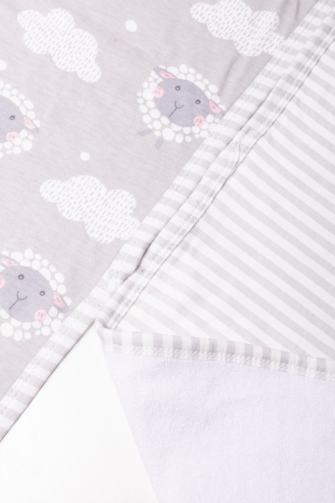 2 Pack Wide Burp Cloths Grey (1)