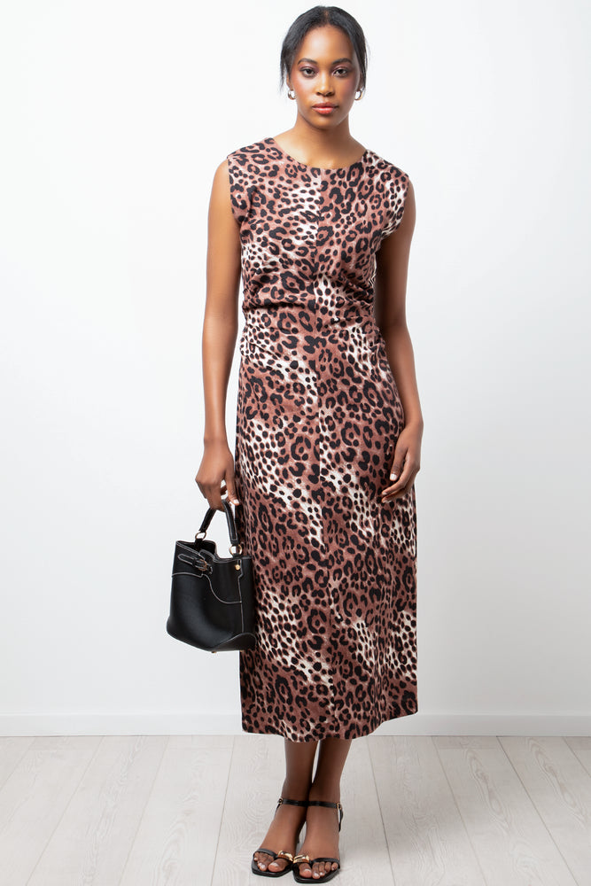 Animal Print Dress Brown Dresses Jumpsuits Ackermans animal-print-dress-brown-dresses-jumpsuits-ackermans