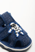 Spaceship Foxing Sandals Navy (2)