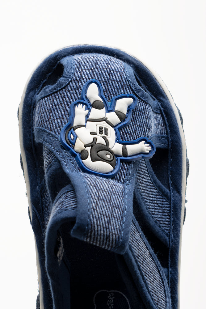 Spaceship Foxing Sandals Navy (4)