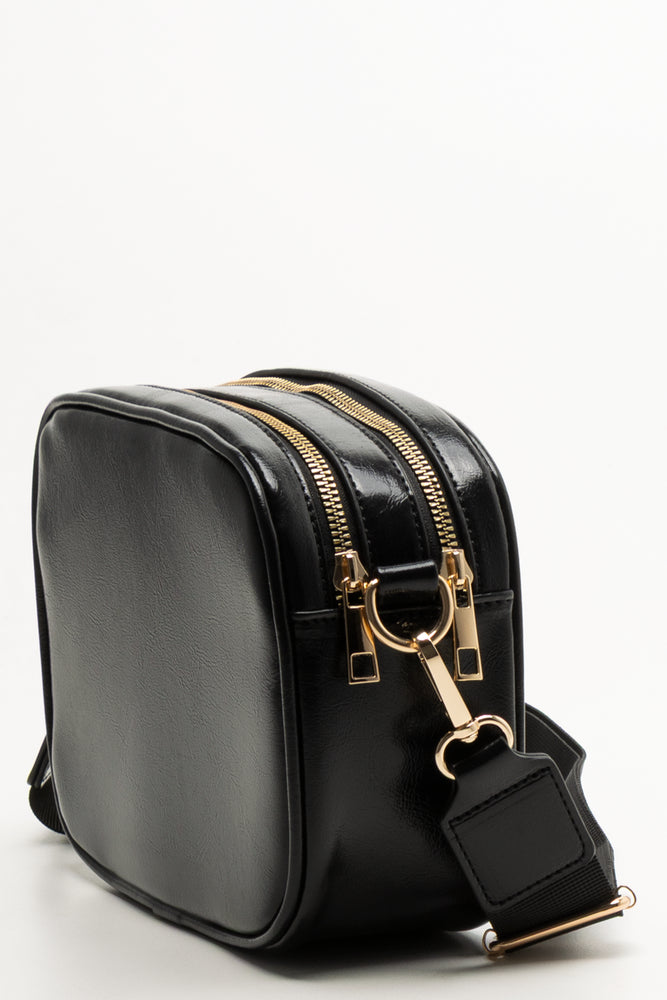 Double Zip Camera Bag Black (1)