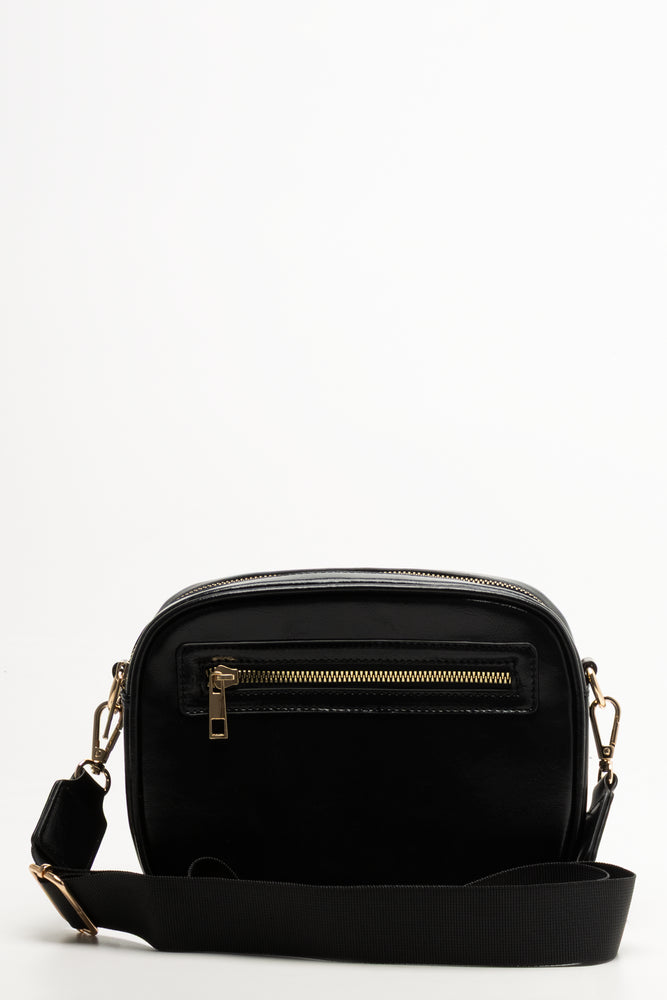 Double Zip Camera Bag Black (2)