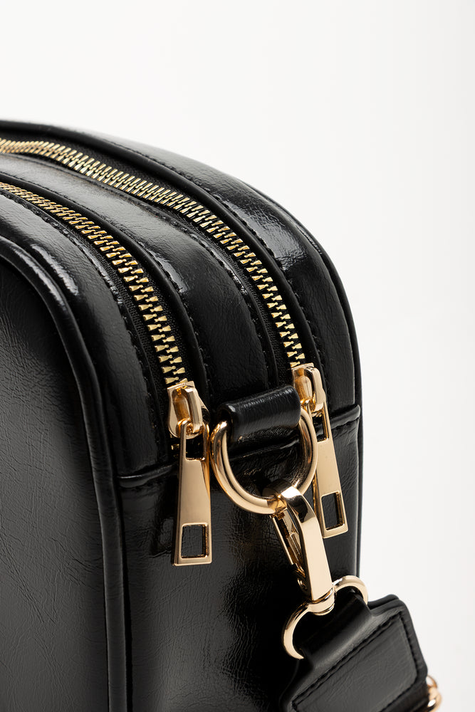 Double Zip Camera Bag Black (3)