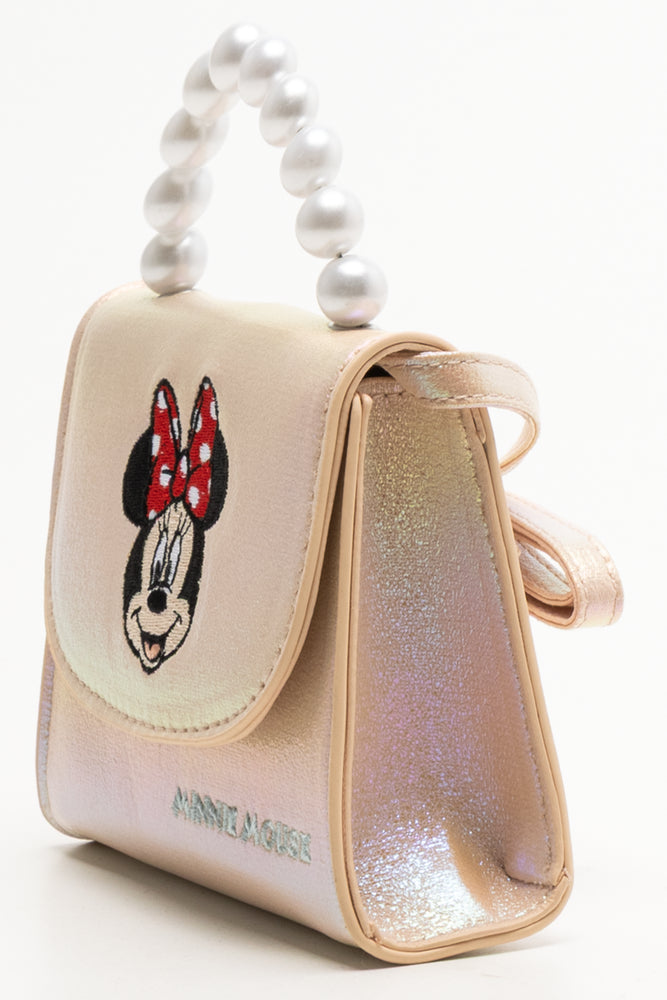 Minnie Mouse Pearl Bag Natural (1)