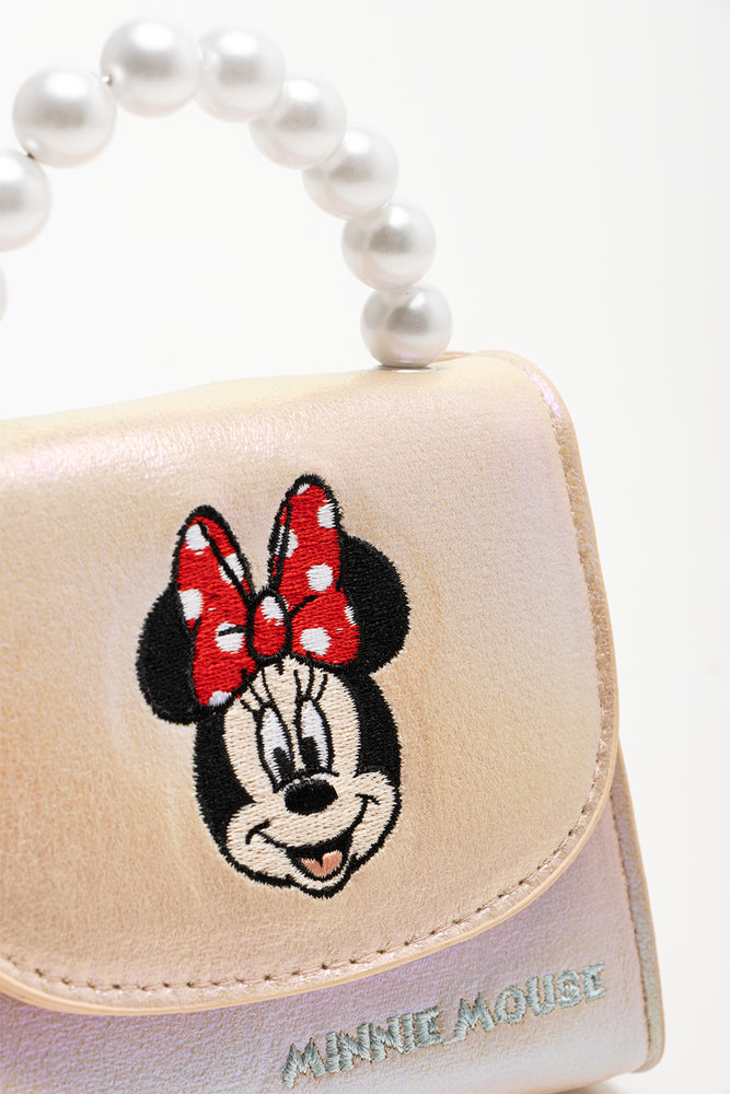 Minnie Mouse Pearl Bag Natural (3)