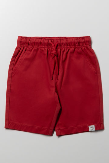 Woven Shorts Red