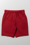 Woven Shorts Red (2)