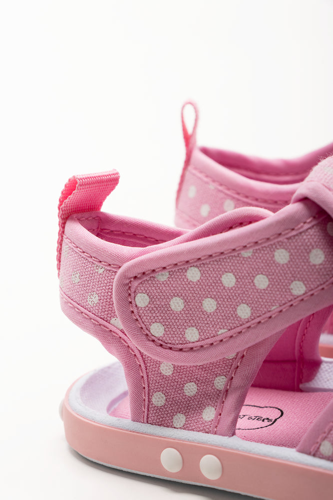 Butterfly Foxing Sandals Pink (3)