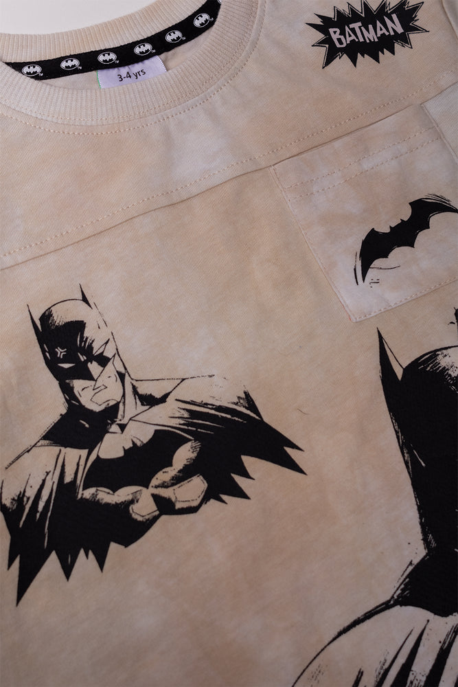 Batman Pocket T-Shirt Natural