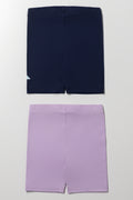 Frozen 2 Pack Leggings Navy And Lilac (2)