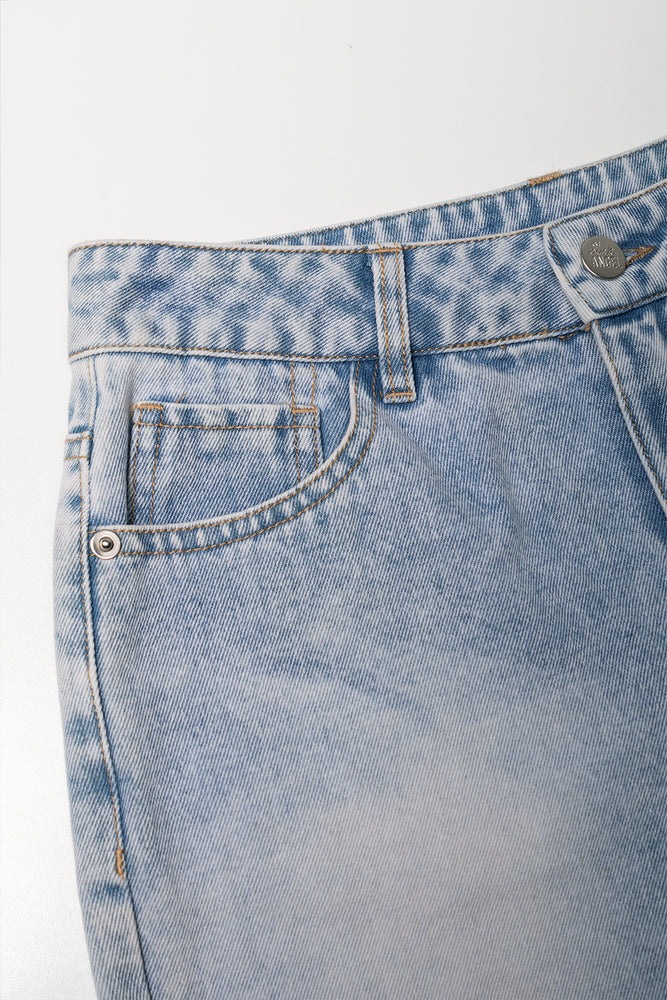 Denim Shorts Light Blue