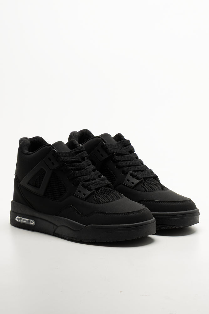 Bubble High Top Sneakers Black
