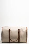 Shoe Compartment Weekender Bag Natural