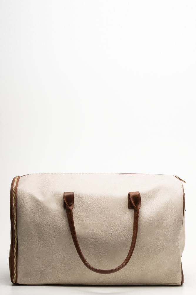 Shoe Compartment Weekender Bag Natural (2)