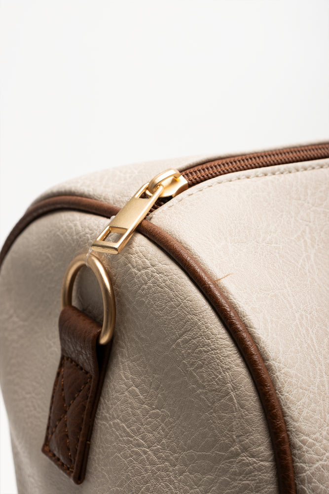 Shoe Compartment Weekender Bag Natural (4)