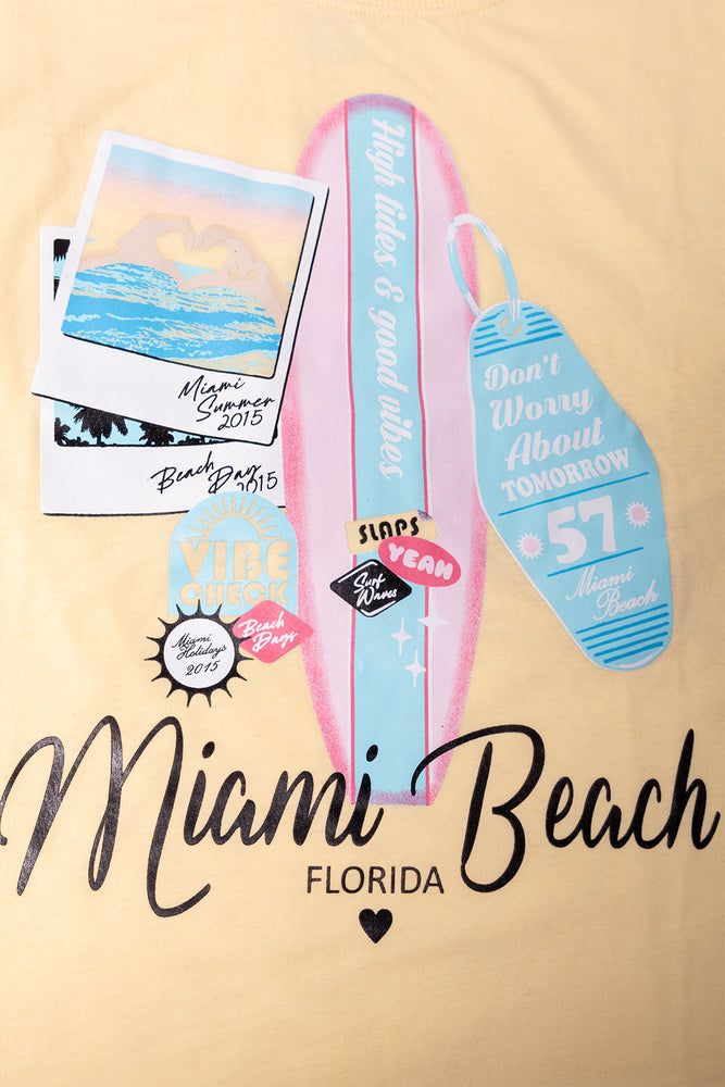 Short Sleeve T-Shirt Yellow (1)