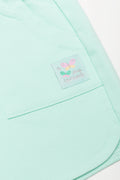 Fleece Shorts Light Blue (1)
