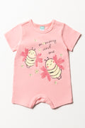 Bees Romper Pink