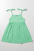 Seashell Strappy Dress Green