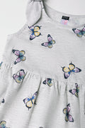 Butterfly Dress With Bows Grey (1)