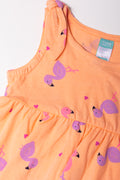 Baby Doll Dress Peach (1)