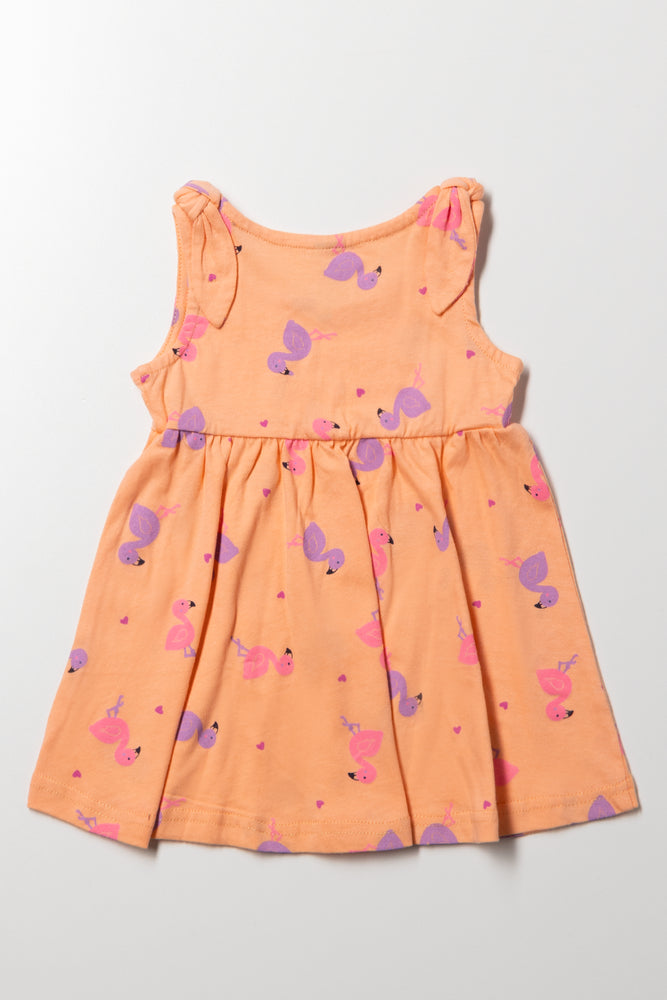 Baby Doll Dress Peach (2)