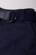 Belted Chino Shorts Navy (1)