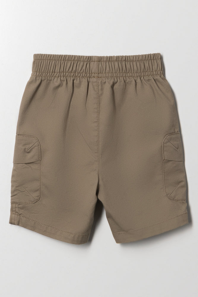 Cargo Shorts Stone (2)