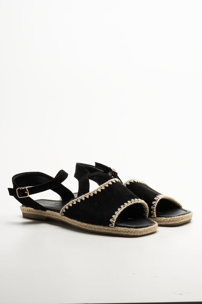 Espadrille Sandals Black