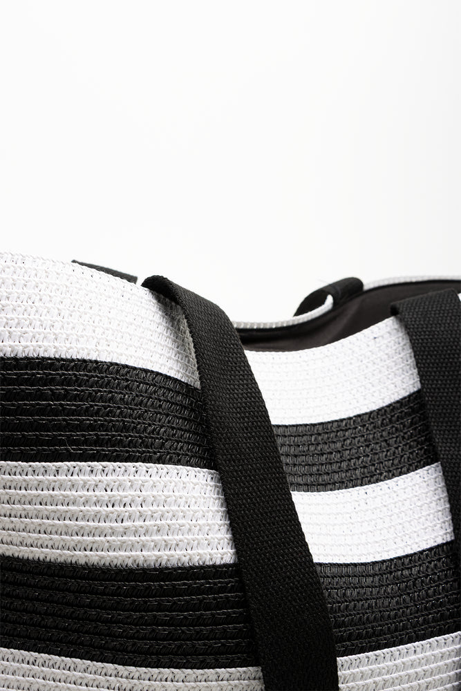 Large Beach Tote Bag Black And White (3)