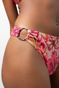 Tropical Print Brief Bikini Bottom Multi (1)