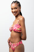 Tropical Print Brief Bikini Bottom Multi (2)