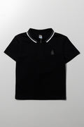 Short Sleeve Golfer Black