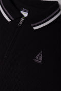 Short Sleeve Golfer Black (1)