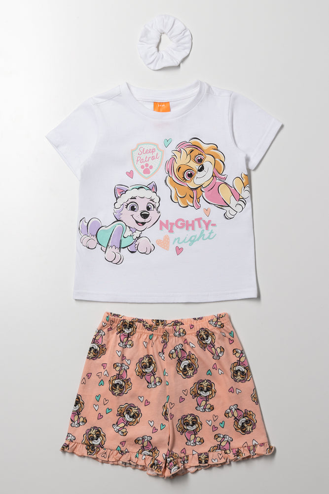 Paw Patrol Shorts Pyjama Set Orange