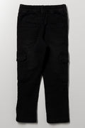 Cargo Denim Jeans Black (3)