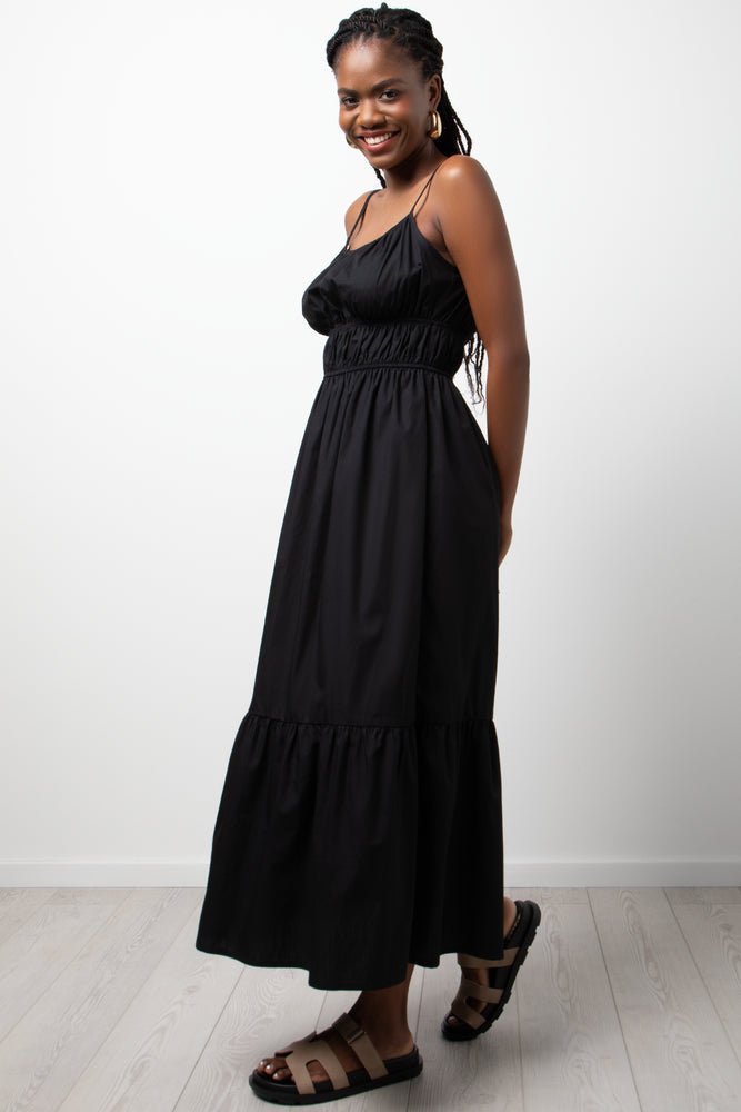Tiered Maxi Dress Black