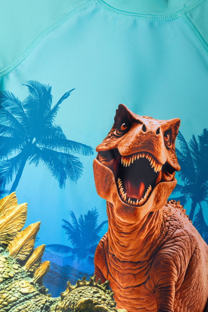 Dinosaur Swimsuit Blue