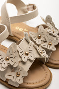Butterfly Trim Sandals Natural (2)