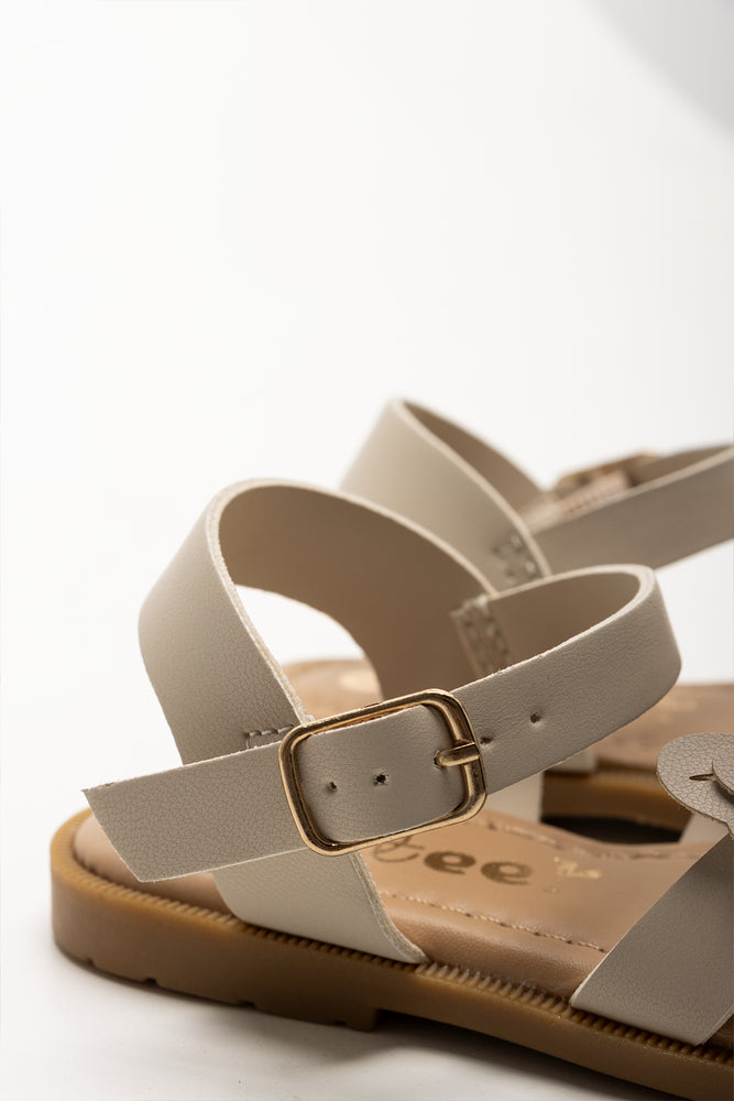 Butterfly Trim Sandals Natural (3)