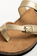 Toe Post Sandals Gold (2)