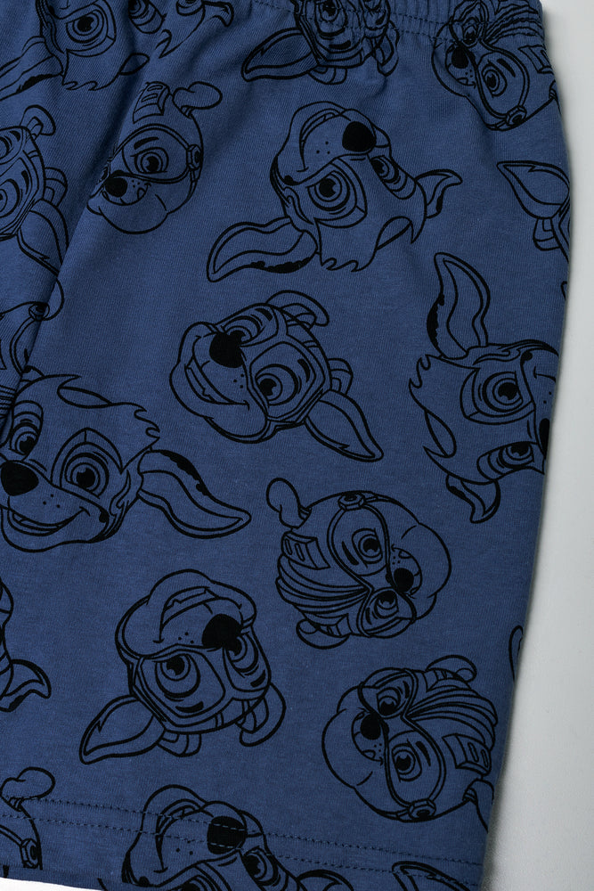 Paw Patrol Short Sleeve Pyjama Set Blue (2)