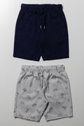 2 Pack Truck Shorts Navy And Grey