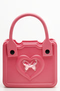 Moulded Heart Bag Pink