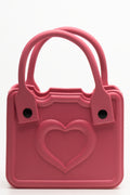 Moulded Heart Bag Pink (2)