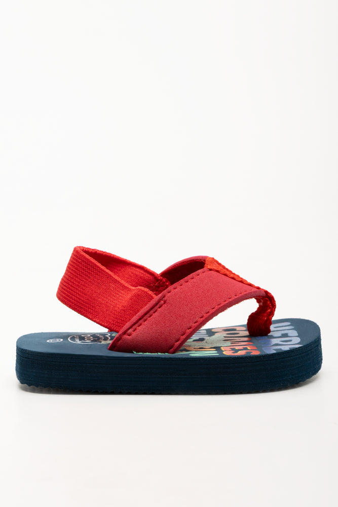 2 Pack Sandals Navy And Red (6)